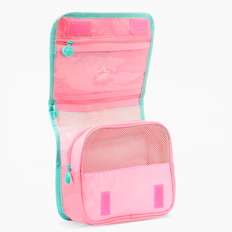 Cartuchera Escolar Footy 2026 Colorland Desplegable Rosa Art.F263014